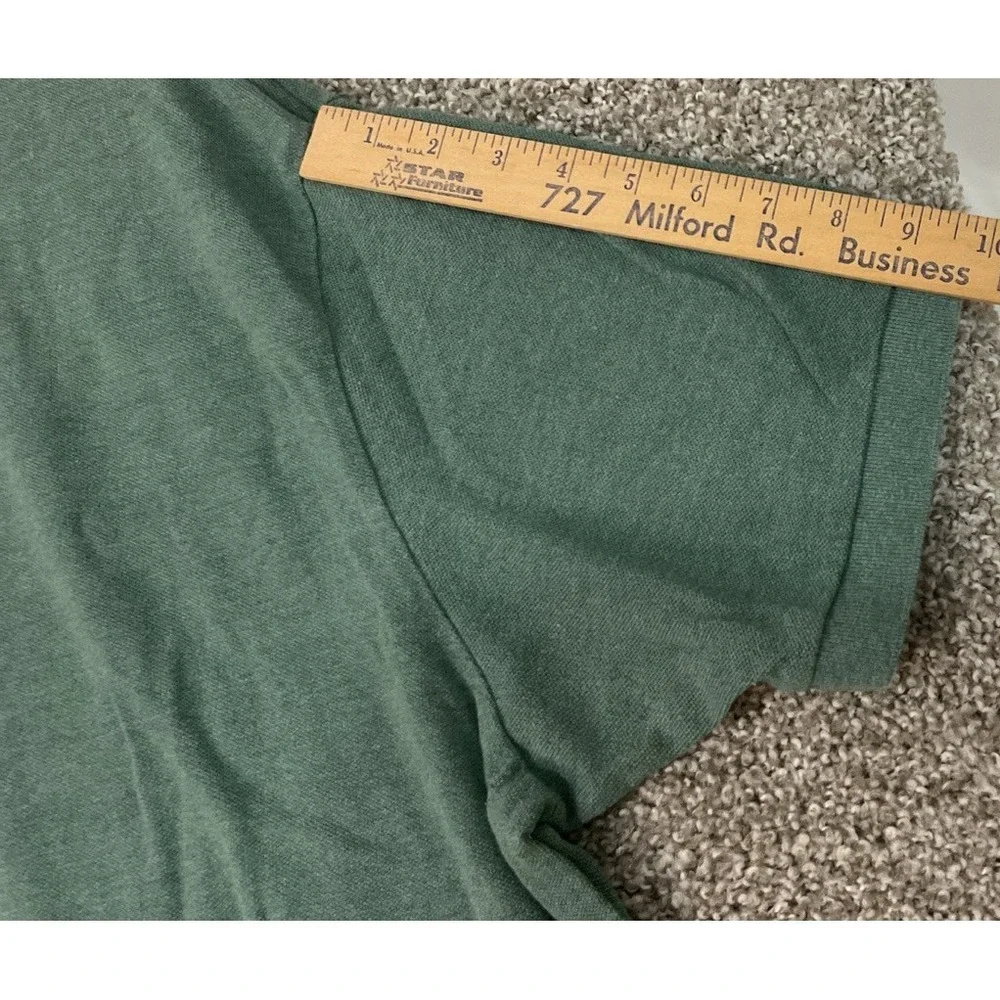 Polo Ralph Lauren Shirt Mens XXL Forest Green Cotton Short Sleeves Red Pony Logo